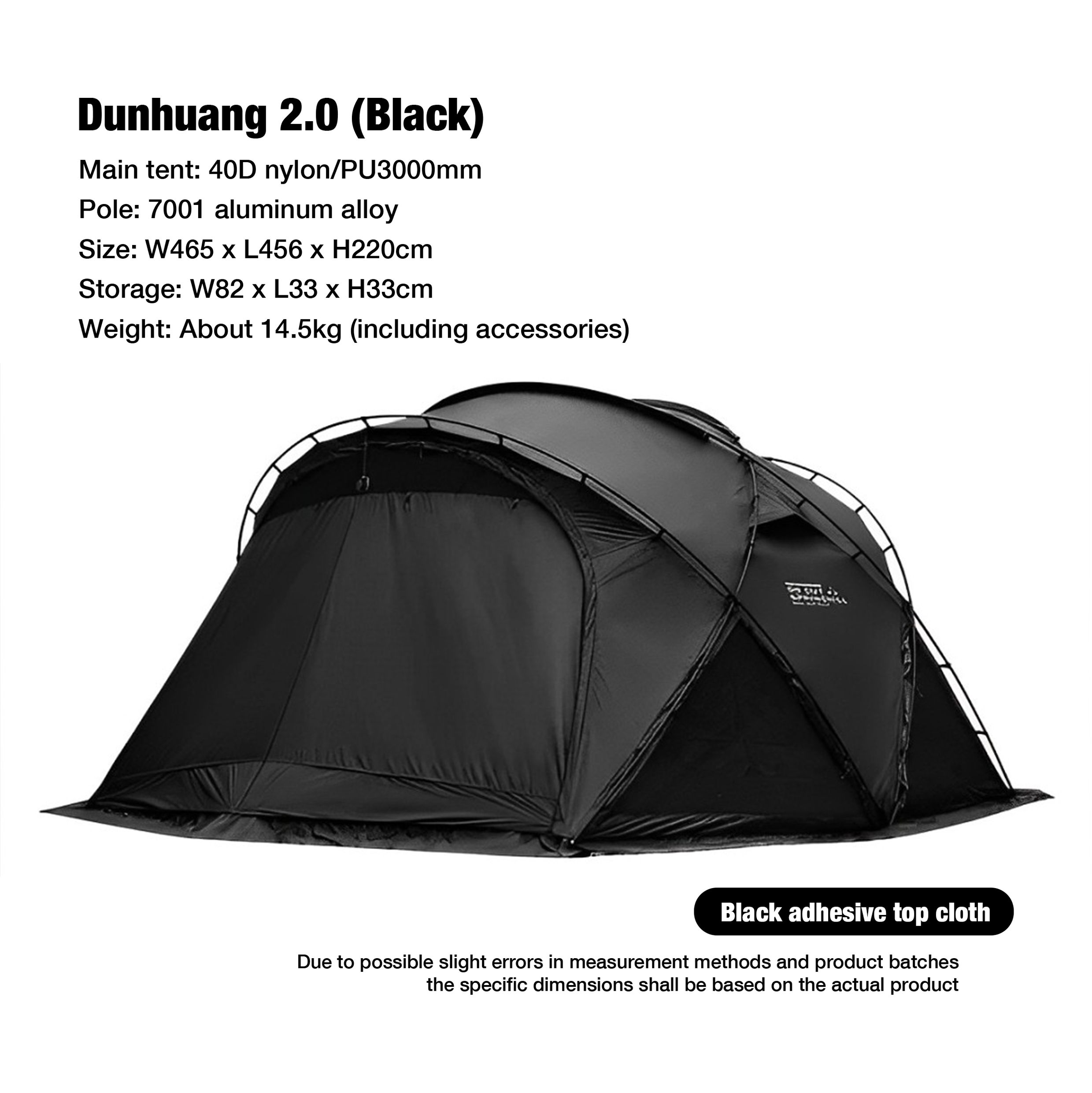 Springhill Dunhuang Spherical Tent Camping Skirt TPU Hemisphere Camping Equipment Four Seasons Dome